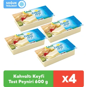 Kahvaltı Keyfi Tost Peyniri 600 gr x 4 Adet