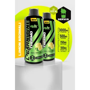 Run Nutrition L-Carnitine x 2 Adet - 2lt - Limon Aromalı - 3000 mg - 66 Servis