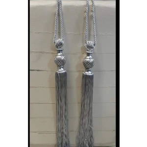 Bebekokusu Fon Perde Tavan Bağlama Aparatı Gri Renkli 2 Adet Modern Tasarım