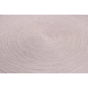 Hasır Kahve Yuvarlak Yıkanabilir Kilim DKY1001K