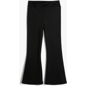 Basic Ispanyol Paça Pantolon Beli Lastikli