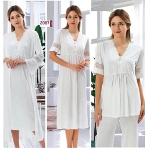 42007 Lohusa 4 Lü Pijama Gecelik Sabahlık Tk