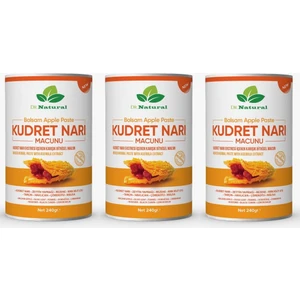 Dr. Natural Kudret Narı Macunu Bal Keçiboynuzu Bitki Karışımlı Bitter Melon Macun 240 gr (3 Adet)