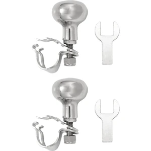 2 Takım 316 Paslanmaz Çelik Tekne Direksiyon Topuzu, Tekne Aksesuarları Deniz Için Direksiyon Manevra Topuzu (Yurt Dışından)