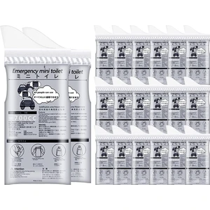 20 Adet Tek Kullanımlık Pisuar Torbaları, 700 ml Acil Mini Tuvalet Kamp Yol Gezisi Için Reçel, Idrar Torbası Çiş Çantaları Seyahat Pisuarlar (Yurt Dışından)