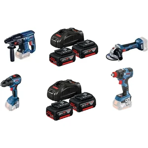 Gbh 180-LI+GWS 180-LI +Gsr 18V 50 + Gdx 18V 200C+ 4x 5 Ah Akü+ 2 Adet Dolum Cihazı
