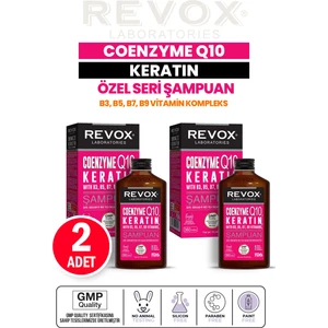Keratin & Koenzim Q10, B Vitamin Kompleks Özel Seri Şampuan 2'li Set