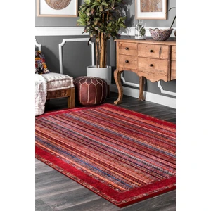 Home Şal Desen Pamuk Taban Yıkanabilir Halı