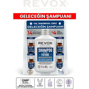Bitkisel Şampuan ve Aktif Özlü 4 Adet Özel Destek Serumu Saç Bakım Seti Geleceğin Şampuanı