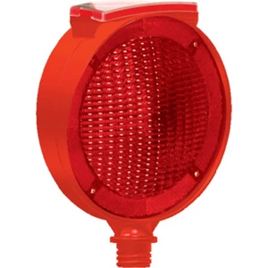 Solar Yuvarlak Çift Taraflı Flaşör (Kırmızı)