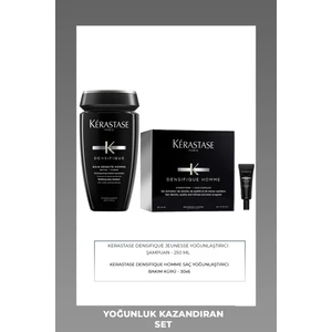 Densifique Homme Saç Yoğunlaştırıcı Jel 30X6Ml Homme Şampuan 250Ml Yeni Set
