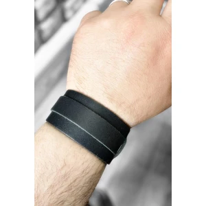 Boyu Ayarlanabilir Metal Tokalı Erkek Deri Bileklik adb13-2