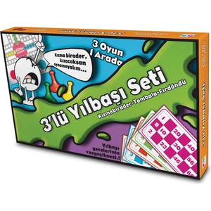 KS Games Üçlü Yılbaşı Seti (Tombala + Kızmabirader + Fırdöndü)
