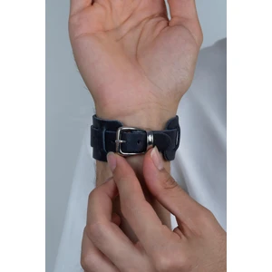 Tokalı Erkek Deri Bileklik Geniş Kemer Model adb13