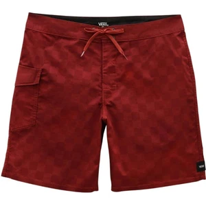 Vintage Cotton Boardshort Kırmızı Mayo Şort