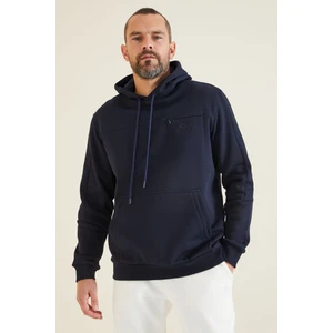 Tommy Life Lacivert Gizli Cep Detaylı Erkek Sweatshirt - 88312