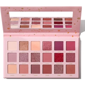 Cocosh She Messy Beauty 18 Renk Kalıcı Göz Farı Paleti, Yüksek Pigmentasyon, Topaklanmaz, Kolay Dağılım