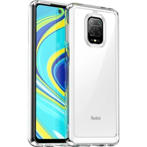 4U Sky Xiaomi Redmi  Note 9 Pro 4g not 9 Pro Max note 9s 4g not 10 Lite poco M2 Pro Airgag Anti-Drop Telefon Kasası Fırçalanmış Tpu Çerçeve Akrilik Arka Kapak  (Yurt Dışından)