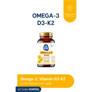 Dr.Henri Balık Yağı Içeren Omega-3 D3 & K2 Vitamin Kapsül Takviye Edici Gıda 9