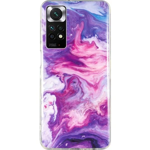 4U Sky Xiaomi Redmi Için Note 11 4g (Qualcomm)/not 11S 4g Imd Mermer Desen Cep Telefon Kapağı Esnek Tpu Bırak-Kötü Kılıf Kırmızı (Yurt Dışından)