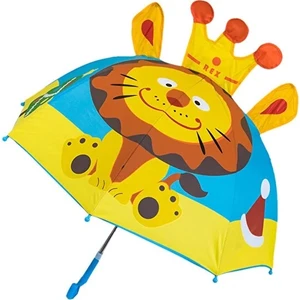 Dzc Kuzenler Avm Aslan Karakterli Figürlü Kız Erkek Çocuk Şemsiye Hediyelik Ufak Boy Üç Boyutlu