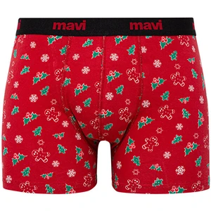 Yılbaşı Temalı Baskılı Boxer 0911251-32421