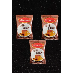 Sütlü Kakao Sıcak Milk Shake Toz Içecek Sıcak Su ile Yapılır Kış ve Cafe Çayı Leziz 600 gr 3lü Set