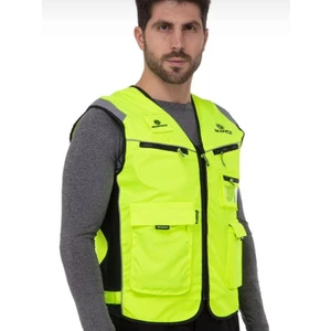 Motosiklet Reflektörlü Yelek Winnstoper Kumaş Çok Fonksiyonlu Cepler Yüksek Kalite Motor Yelek