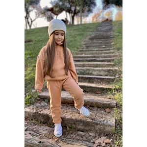 Triko Bere Hediyeli Kışlık Fermuarlı Polar Takım