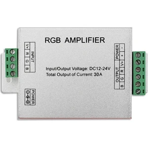 POWERMASTER PM-4877 12 VOLT - 24 VOLT - 30 AMPER RGB LED AMPLIFIER (REPEATER)
