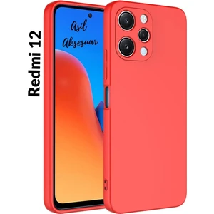 Asil Bilişim Xiaomi REDMI12 Uyumlu Kılıf Yumuşak ve Esnek Soft Renkli Kılıf