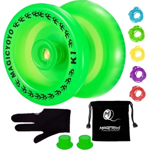 Magıcyoyo Duyarlı Yoyo K1-Plus, Yoyo Çuval + 5 Telli ve Yo-Yo Eldiven Gif'li, Yeşil (Yurt Dışından)
