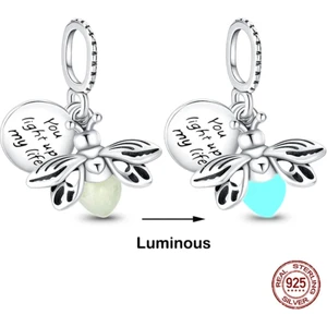 Charmy Accessory Karanlıkta Parlayan Ateşböceği Sallantılı Charm