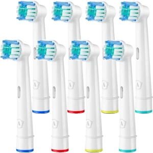 Cross Action 8'li Oral-B Uyumlu Dış Fırçası Yedek Başlığı