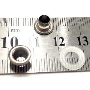 Kuş Gözü-2 No-Paslanmaz Çelik-Plastik PULLU-1.000 Takım