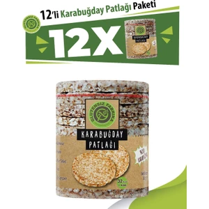 Karabuğday Patlağı Sade 12 Paket 88 gr