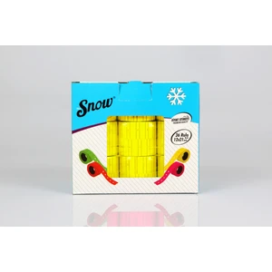 Snow Fıyat Etiketi Motex Etiket Sarı 600’lü Sarım 36 Rulo
