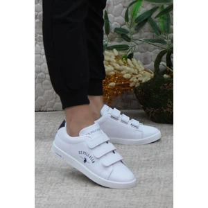 U.S. Polo Assn. Sınger 3pr Anatomik Orijinal Ürün Sneaker Cırtlı Spor Ayakkabı
