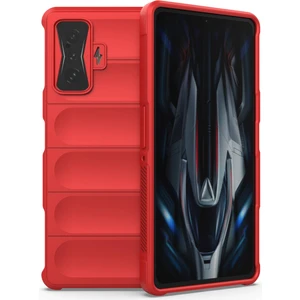 4U Sky Xiaomi Için Yumuşak Tpu Kılıfı Poco F4 Gt/redmı K50 Oyun Şok Geçirmez Sağlam Arka Kapak Cep Telefonu Kırmızısı (Yurt Dışından)