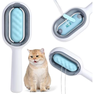 Sulu Kedi Saç Fırçası, 2'Si 1 Arada Temizleme Fırçası Kedi, Kediler Için Yapışkan Fırça (Yurt Dışından)