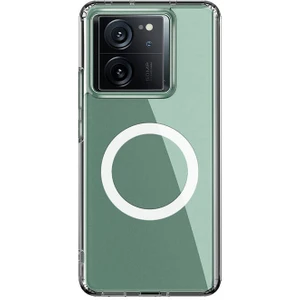 Kny Xiaomi Mi 13T Pro Kılıf Ultra Korumalı Magsafeli Sert Şeffaf Flet Kapak