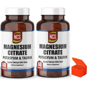Magnezyum Sitrat Potasyum Taurin 2 x 60 Tablet - Hap Kutusu