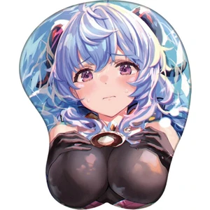 Happy World Shopping Genshin Etki 3D Silikon Mousepad Raiden Shogun Yae Miko Kokomi Bilek Desteği Mouse Pad Anime Oyunu Bilek Dinlenme Fare Mat (Yurt Dışından)