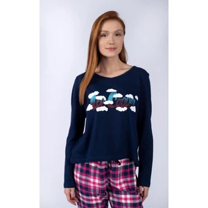 Lee Cooper Daisy Kadın Uzun Kol T-Shirt Lacivert