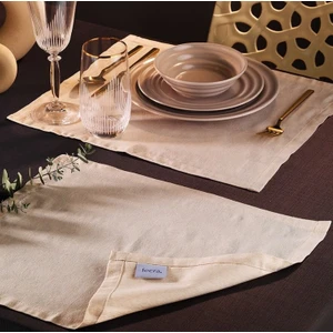 Dora 6'lı Keten Amerikan Servis 35*45 cm