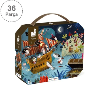 36 Parça Çantalı Puzzle - Hazine Avı