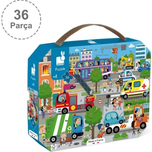 36 Parça Çantalı Puzzle - Şehir