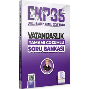 Benim Hocam Yayınları 2024 EKPSS Vatandaşlık Tamamı Çözümlü Soru Bankası