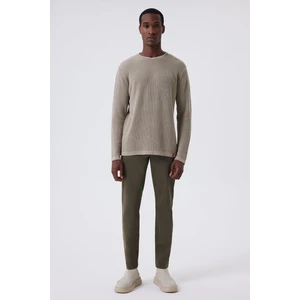 Lee Cooper Jagger Erkek Dokuma Pantolon Haki