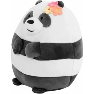 We Bare Bears Lisanslı Yuvarlak Peluş Oyuncak (20CM) - Panda